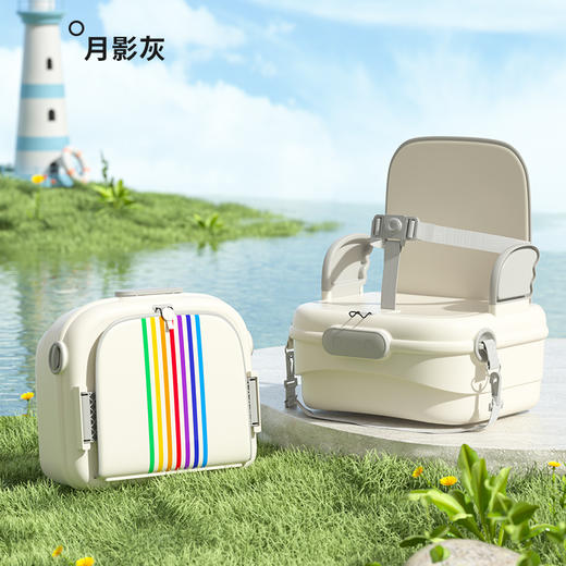 【育娃出行收纳箱 秒变吃饭椅】多功能宝宝餐椅 婴儿童外出吃饭坐椅便携式妈咪包 储物大容量单肩包 商品图0