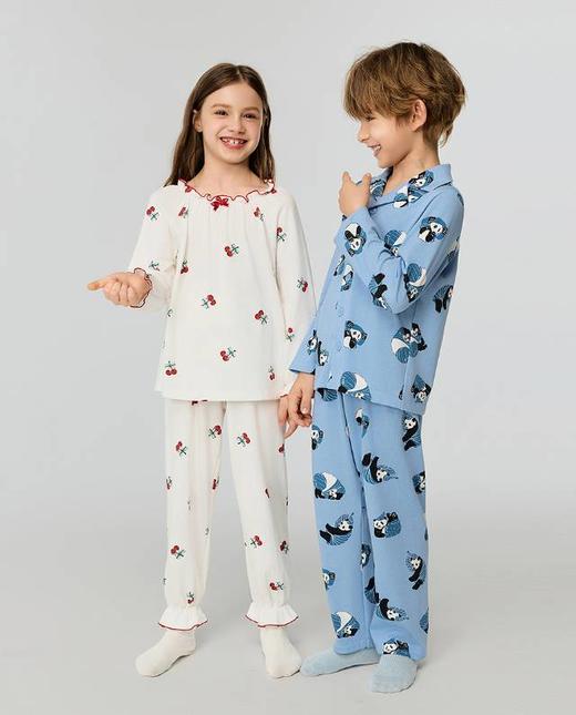 【春上新】8楼爱慕儿童Aimer Kids女孩樱桃礼物家居长裤AK142J541，吊牌价399元 商品图2