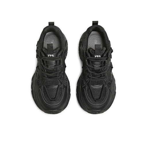 【云粉节】BF楼天美意2025冬新款厚底时尚水钻休闲鞋女老爹鞋BM181DM5吊牌价899活动价499 商品图0