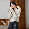 好看蝙蝠袖针织开衫，慵懒风宽松短款毛衣外套CC-QL-8346 商品缩略图2