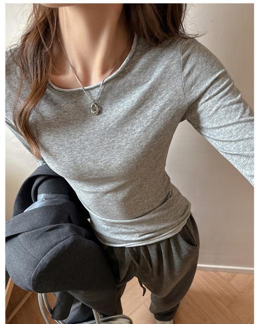 高级感正肩T恤 商品图4