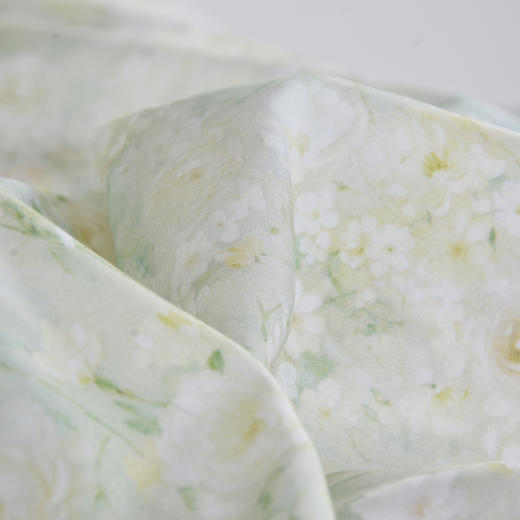 云丝锦暖绒数码四件套-逅花园-黄绿/抗菌 商品图5