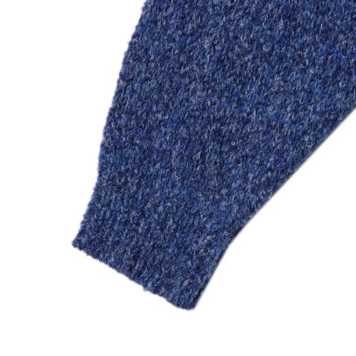 72579SDSA男士秋冬新款痞帅男装潮牌宽松撞色纽扣V领针织衫慵懒风毛衣 商品图4