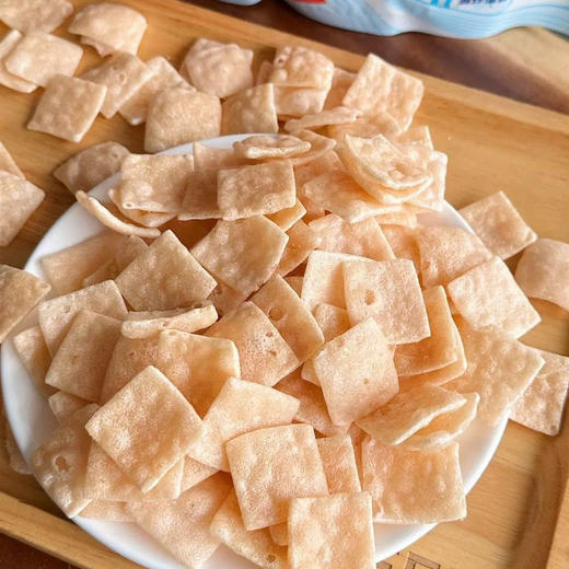 淘味熊蒸汽鲜虾片超大包怀旧儿时网红零食168g 商品图3