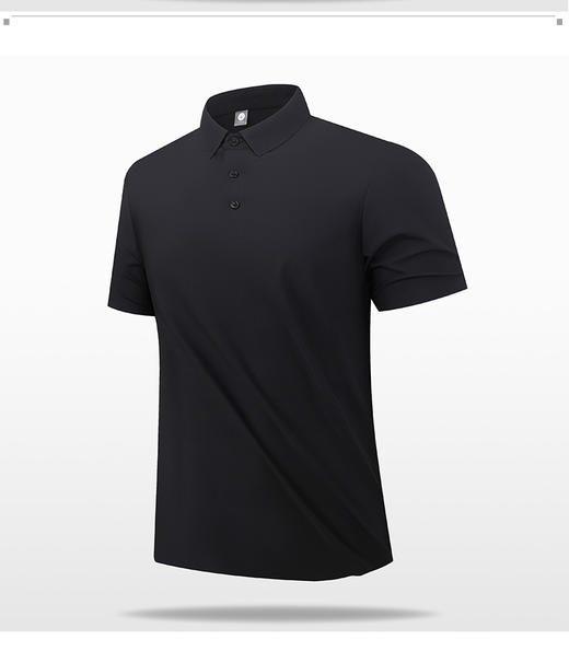 BS25189 冰丝安踏条速干Polo衫 商品图4