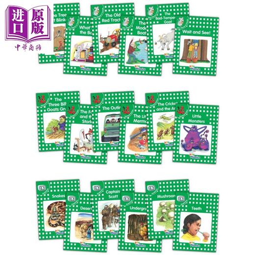 【中商原版】Jolly Phonics Readers Level 3 Complete Set 快乐自然拼读读物绿色等级18本套装 3级 英文原版英语分级读物 商品图0