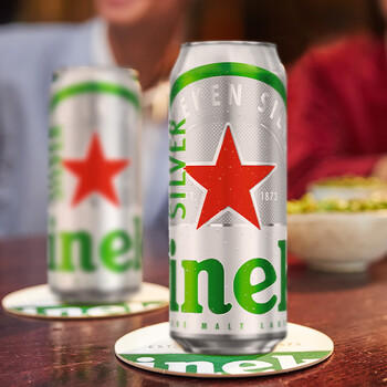 喜力星银500ml*18听整箱装 喜力啤酒Heineken Silver踏春送礼踏春送礼 商品图4