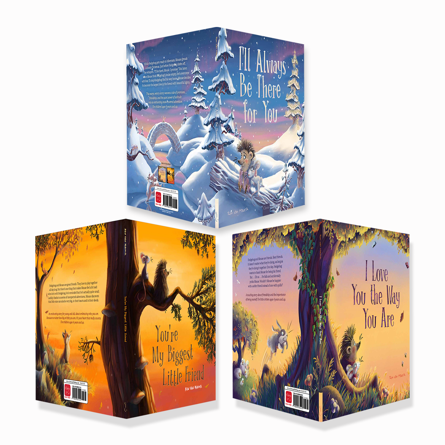 小刺猬系列 原版英文情商社交培养友谊故事绘本