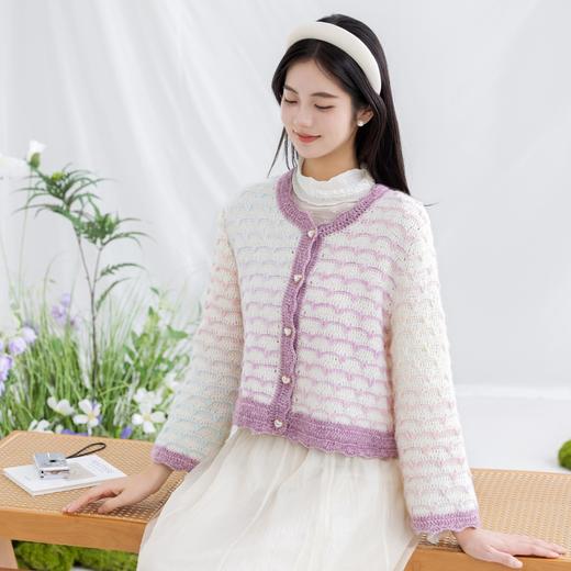 苏苏姐家心愿开衫手工diy编织钩针毛线团自制开衫外套材料包 商品图1