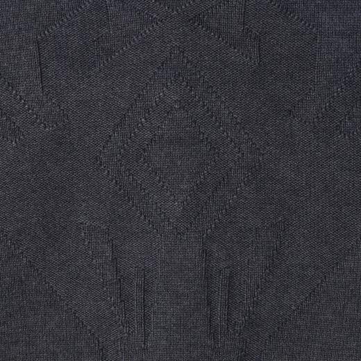 72389SDSA男士秋冬新款痞帅男装潮牌纯色短款针织衫双层下摆设计毛衣 商品图3