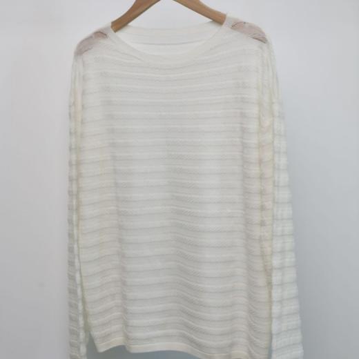 【超模君限定！少量库存】Di*or同源澳洲绵羊毛面料 SUSX重工多针距镂空织法云朵肌理感氛围罩衫B012835（下单3-7天发货） 商品图3