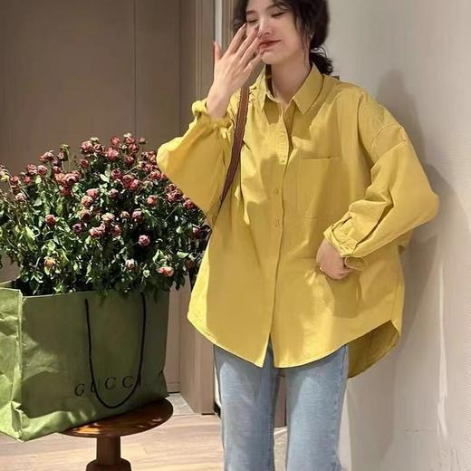 【秋新品】古泥5912 100%精梳棉单口袋设计感衬衫-喜出 商品图2