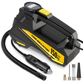 CARSUN 车载充气泵汽车便携式数显照明充气泵车用智能轮胎胎压电动打气泵