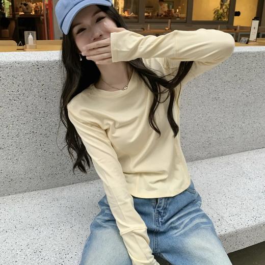 格桑米丝柔棉鱼骨T恤｜贴合人体流线裁剪，上身更显瘦【3-7天发货】 商品图3