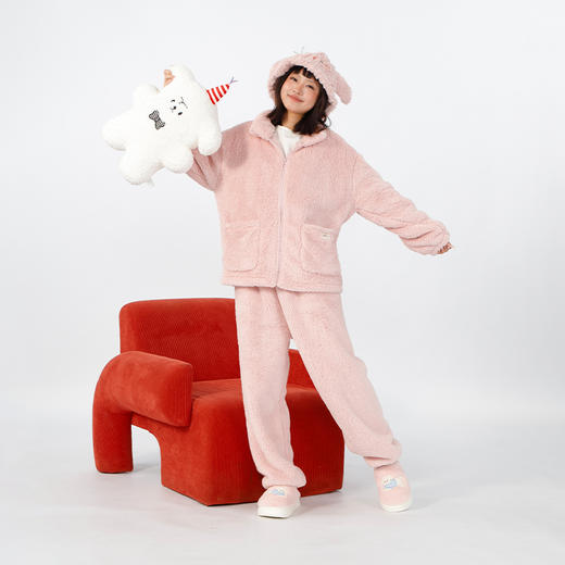 情侣系列冬款家居睡衣女纪念日百货门店同款165743769 商品图1