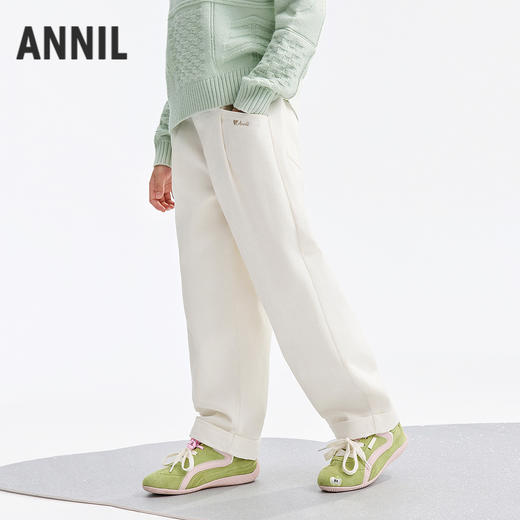 女童梭织夹裤冬季新款安奈儿童装EG546602 商品图0