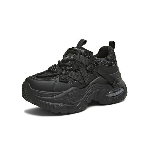 【云粉节】BF楼天美意2025冬新款厚底时尚水钻休闲鞋女老爹鞋BM181DM5吊牌价899活动价499 商品图4