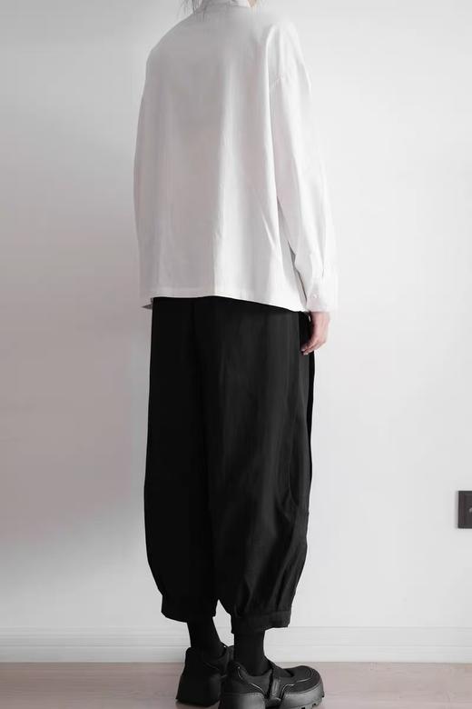 【秋新品】古泥7528新中式盘扣斜开襟衬衫（有些针脚痕迹）-喜出 商品图7