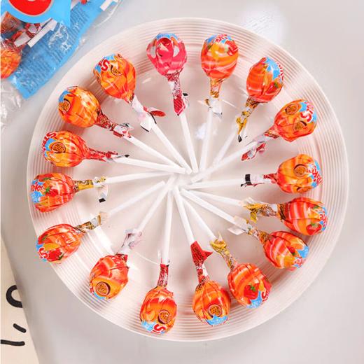 俄罗斯进口 Strike混合牛奶水果味棒棒糖565g 商品图2