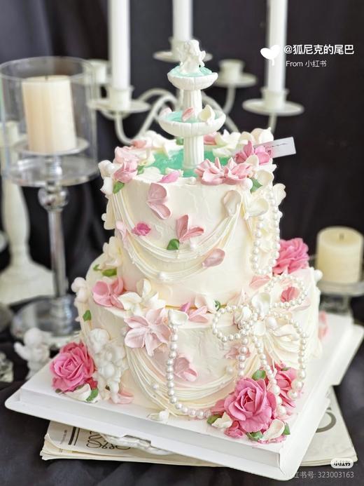 【网红双层许愿池定制蛋糕】 商品图2