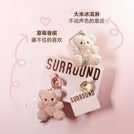 SURROUND心动香伴礼盒香薰玩偶挂件香水礼盒送女友 商品图1