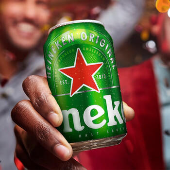 喜力经典啤酒 麦芽浓度11.4 330ml*24听整箱装  婚宴喜酒送礼踏春送礼 商品图6