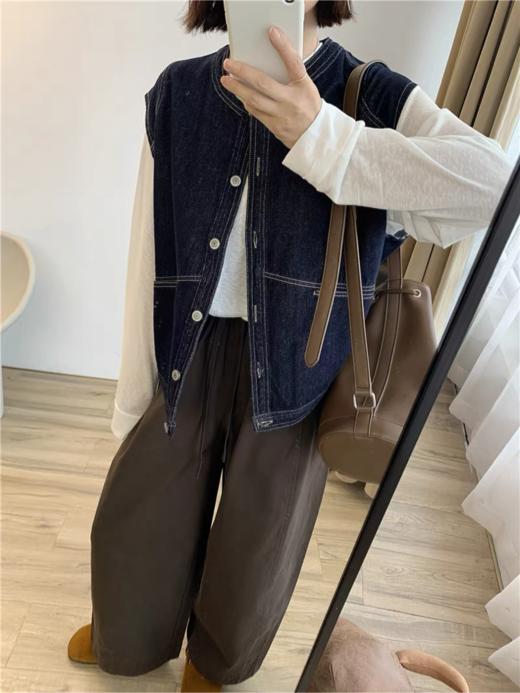 老米优品🎈3-5天！超舒服的~《九分奶奶裤弯刀裤》显瘦干净清爽，搭衬衫搭针织都美出圈~！K250916A 商品图9