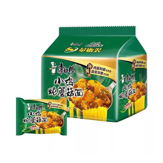 康师傅小鸡炖蘑菇面95g*5袋 商品图4