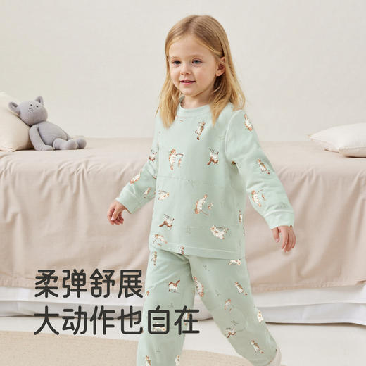 【商场同款】英氏儿童内衣吸湿发热长袖长裤内搭2025秋冬新款 商品图2