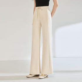 「高货sh」全新升级【铂金会员247/天猫329/差价82】(95252)洛诗琳百搭显瘦微喇卫裤2025秋季新款高腰直筒显瘦休闲裤