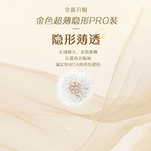 第六感超薄避孕套0.01mm无套裸感隐形裸入男用男专戴安全套001计生用品 20只 隐形升级超薄PRO金装 商品图1