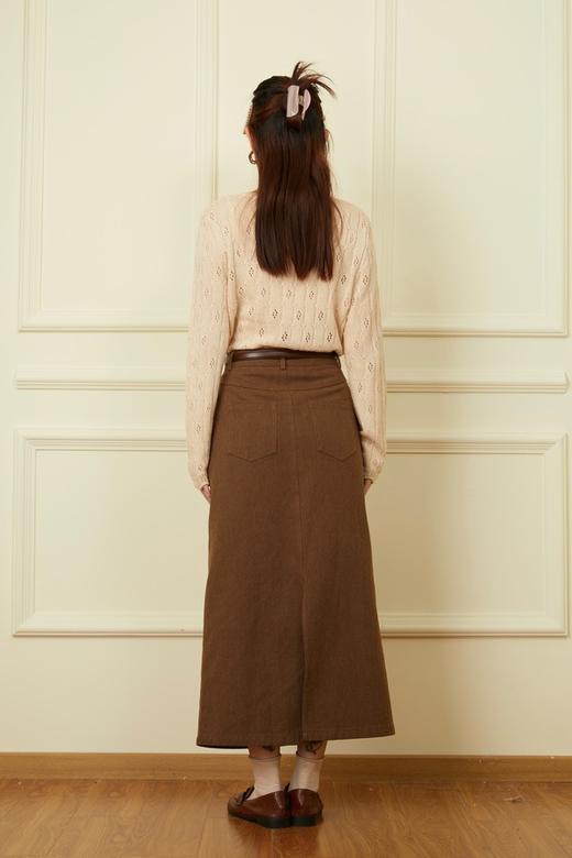 WHO KNOWS 焦糖咖色工装半裙 18652 商品图4