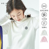 白色预售12.21发 棵初25年秋冬新款亲子中大女童半高领德绒打底衫3A抑菌抗静电卫衣 商品缩略图0
