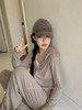 lulu风～羊绒质感连帽家居服套装 可外穿秋季休闲遛弯套装长袖长裤睡衣懒人两件套 商品缩略图1