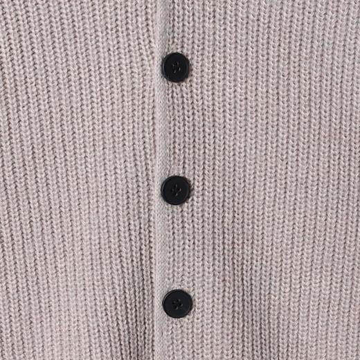 72537SDSA男士秋冬新款痞帅男装简约纽扣V领开衫针织衫网红款宽松毛衣 商品图3