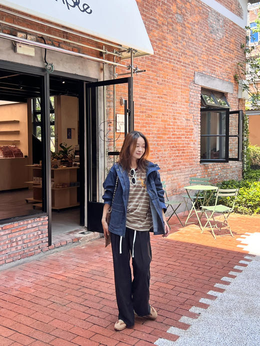 2509302   M抽绳高腰及地阔腿裤 商品图4