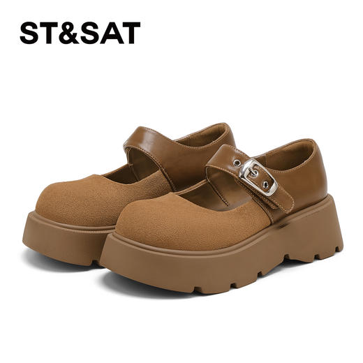 星期六甜系百搭增高厚底玛丽珍勃肯SSD3111CD3 商品图8