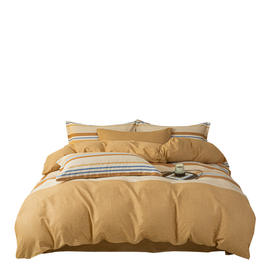 無印良品全棉印花四件套-北欧小镇