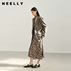 NEELLY纳俪商场同款秋新款复古豹纹潮流吊带连衣裙女个性百搭长裙N25082Y01105 商品缩略图0