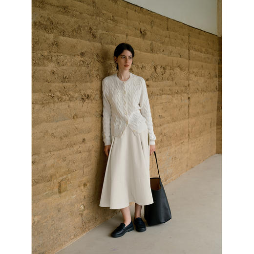 HeyDressA摆拼接棉质伞裙 商品图2