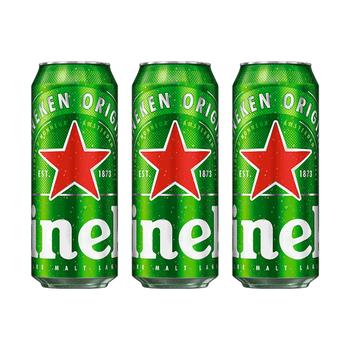 喜力经典500ml*3听 喜力啤酒Heineken踏春送礼踏春送礼 商品图2