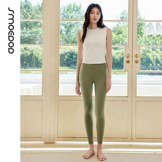 SMOEDOD/水沐伊朵女极简风修身型运动背心美背无痕瑜伽外穿50222 商品图8