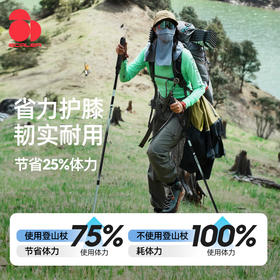 +【乐粉专属】【行山】思凯乐户外专业登山杖手杖碳纤维超轻折叠越野跑爬山徒步Z5921031