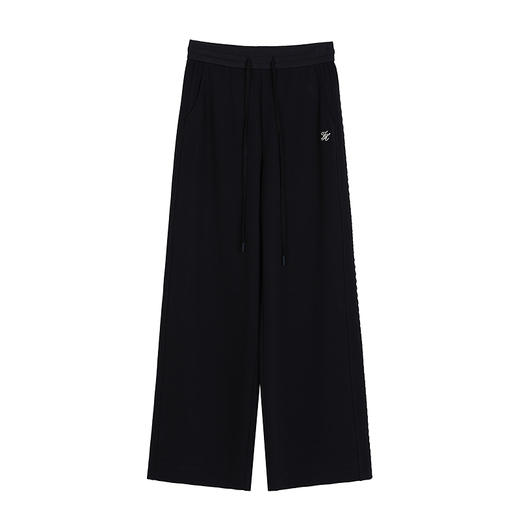 NEELLY纳俪商场同款秋季新款时尚抽绳休闲卫裤女直筒复古休闲长裤N25082H01103 商品图3