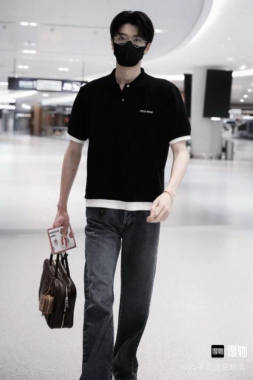 MIU家石南木色镀金色保龄球包手提包 商品图3