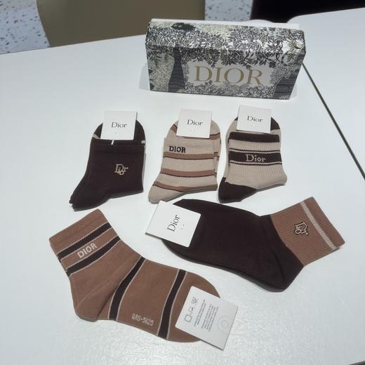 G504迪AO棉袜中筒袜一盒5双，男女同款 商品图1