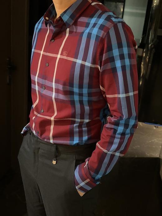 巴家红色格纹衬衣  男女同款 商品图7