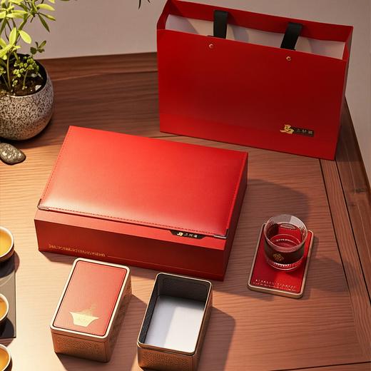 马上好运【两方罐+杯  红色】36元一套/一箱16套 商品图2