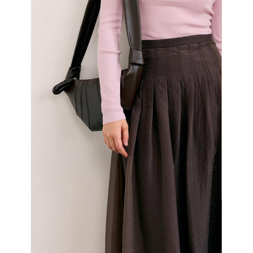 （小眠专属）HeyDress叠褶A摆挺括网纱半裙 商品图2