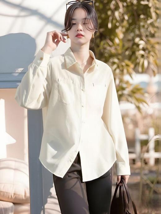 【秋新品】古泥/亦文品牌7709 100%精梳棉品质衬衫-喜出 商品图1